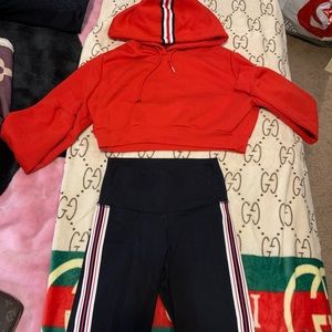 TNA Leggings with Matching Crop